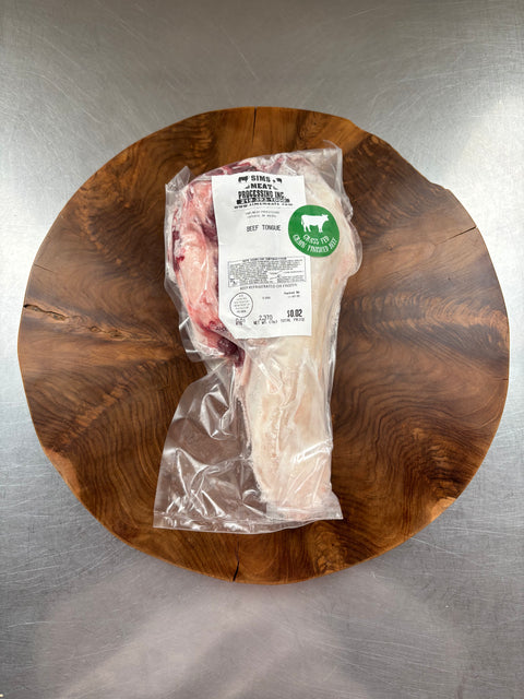 Grass Fed Grain Finished, Beef Tongue