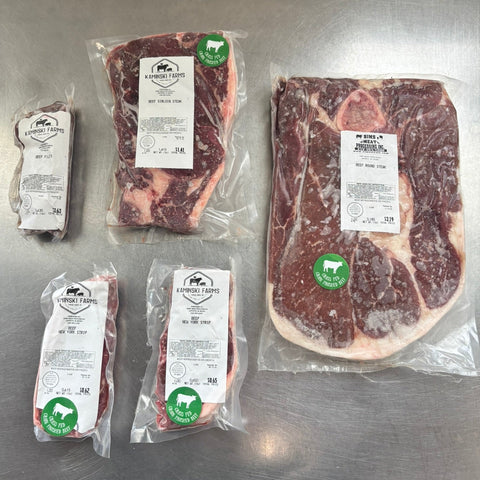 Grass Fed Grain Finished, Beef Eighth (1/8) - Local Pastures