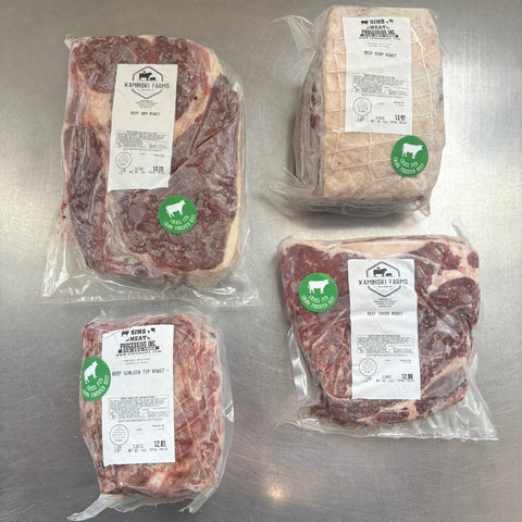 Grass Fed Grain Finished, Beef Eighth (1/8) - Local Pastures