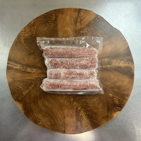 Grass Fed Grain Finished, Beef Brat (Jalapeno Cheese)
