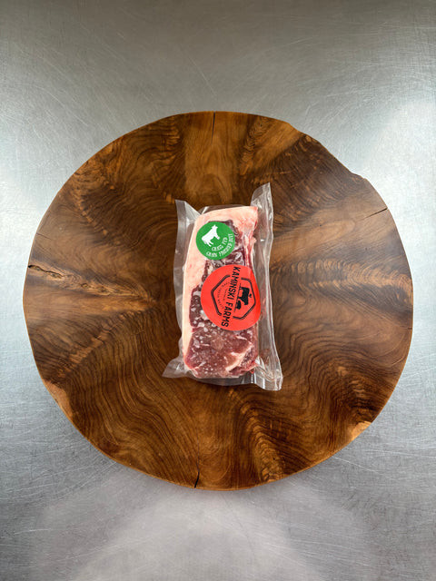 Grass Fed Grain Finished, New York Strip Steak (Boneless)