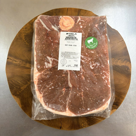 Grass Fed Grain Finished, Round Steak (Bone - In) - Local Pastures